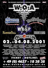 Wacken 2001 poster